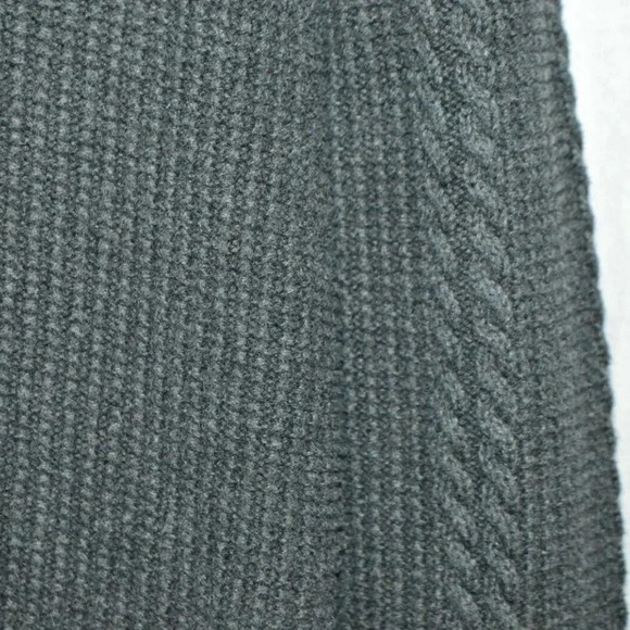 Nautica Gray Pull Over Cable Knit High Collar - Picture 5 of 7